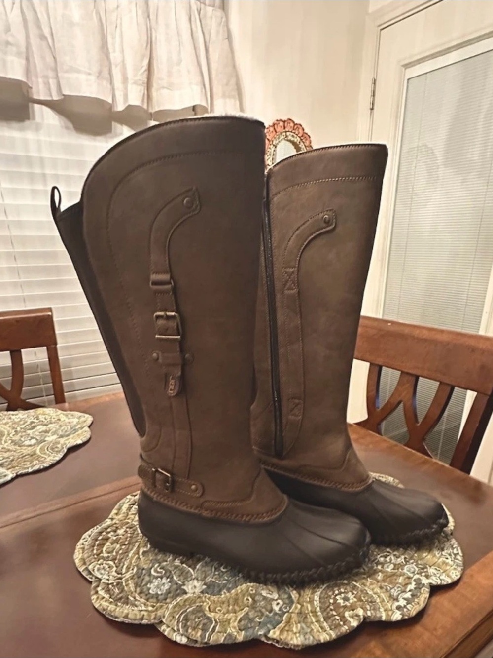 JBU by Jambu Colorado Encore Tall Vegan Duck Boots Brown Size 9